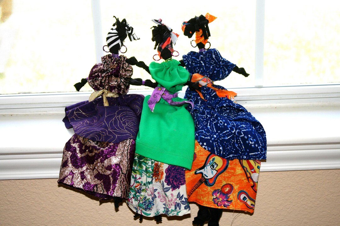 African Rag Dolls, African Abayomi Dolls, Small African Dolls, Art ...