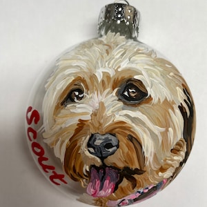 Handpainted Pet ornaments-custom pet ornaments-pet image 6