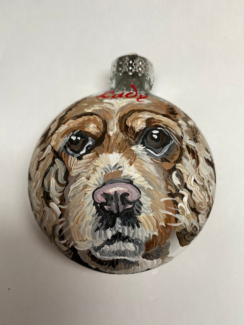 Handpainted Pet ornaments-custom pet ornaments-pet image 7