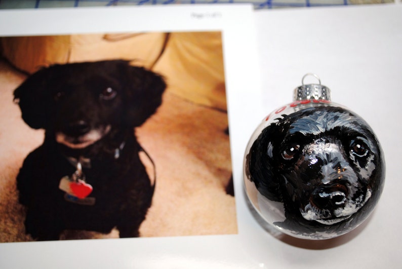 Handpainted Pet ornaments-custom pet ornaments-pet image 4