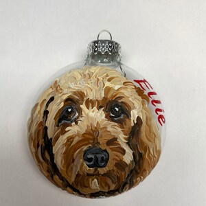 Handpainted Pet ornaments-custom pet ornaments-pet image 5