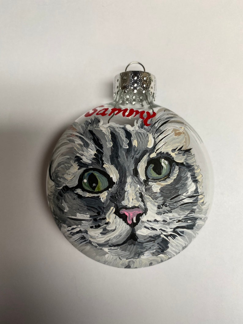 Handpainted Pet ornaments-custom pet ornaments-pet image 9