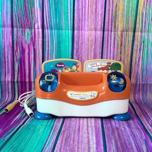 VTech VSmile Baby Infant Development System Console + 2 Games, UNTESTED