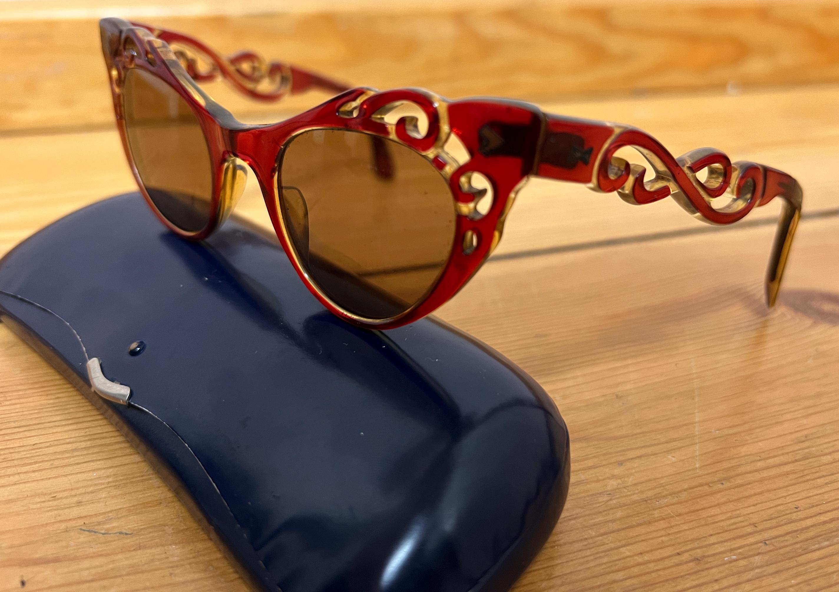 1940-50s】Frame FRANCE”Sunglasses ”