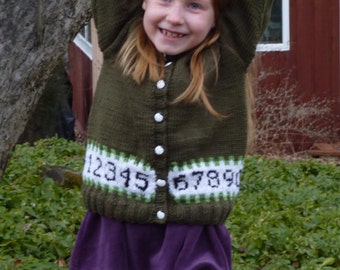 As Easy and 1,2,3 Children's Cardigan Pattern