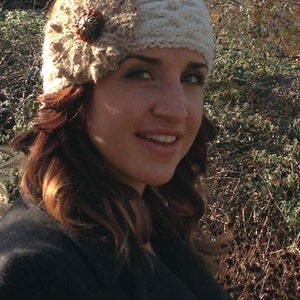 Knitted Pattern Winter Headband - head warmer  PATTERN