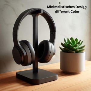 Minimalist headphone stand