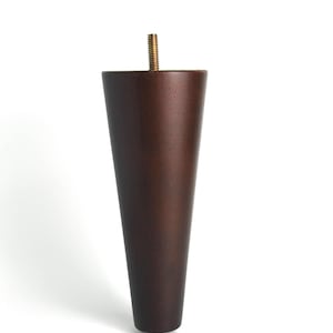 7&quot; Mid Century Sofa/ Chair/ Ottoman Wood Furniture Leg - Set of 4