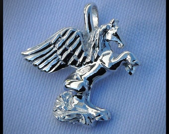 Pegasus Jewelry Pendant Necklace Flying Horse Pendant Necklace Horse Jewelry Equine Equestrian