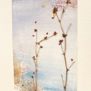 Original Kunst/Original Wildblumen Botanisches Ölgemälde II Bild 5