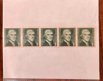 ERROR LOT Thomas Jefferson 1801-1809 3 Cent United States Stamps  display picture 1