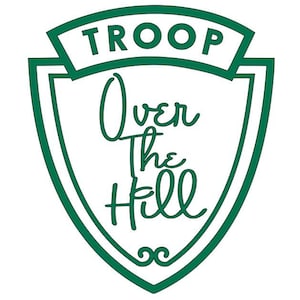 Troop Over the Hill .SVG .PNG