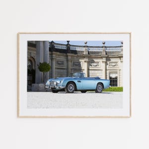 Aston Martin DB5 1964 Poster, Retro Auto Druck, Wandkunst, Wanddekor, Auto Liebhaber Geschenk, Auto Enthusiasten Poster, Auto Geschenk