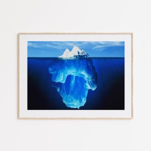 Póster de hielo marino, impresión de hielo marino antártico, impresión de hielo marino oceánico, decoración de dormitorio, decoración del hogar, regalo para el hogar, decoración de oficina, decoración de habitación, arte mural fotográfico