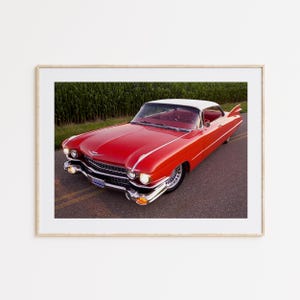 1959 Cadillac Eldorado, American Car, Black and White, Automobile Photography, Automobile Decor, Wall Art, Vintage Car, Car Enthusiasts Art