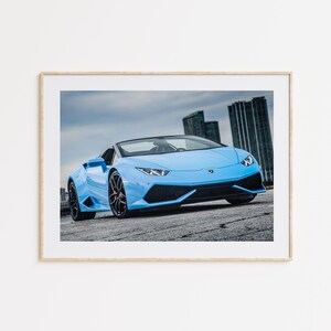 Lamborghini Huracán Print, Italian Car, Sport Car, Automobile Photography, Automobile Decor, Wall Art, Iconic Car Gift, Car Enthusiasts Art