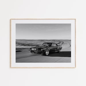 Ford mustang Shelby ID350, Sportwagen, Pony Car, schwarz und weiß, Wandkunst, Wanddekor, Autogeschenk für Autoliebhaber, Autogeschenk