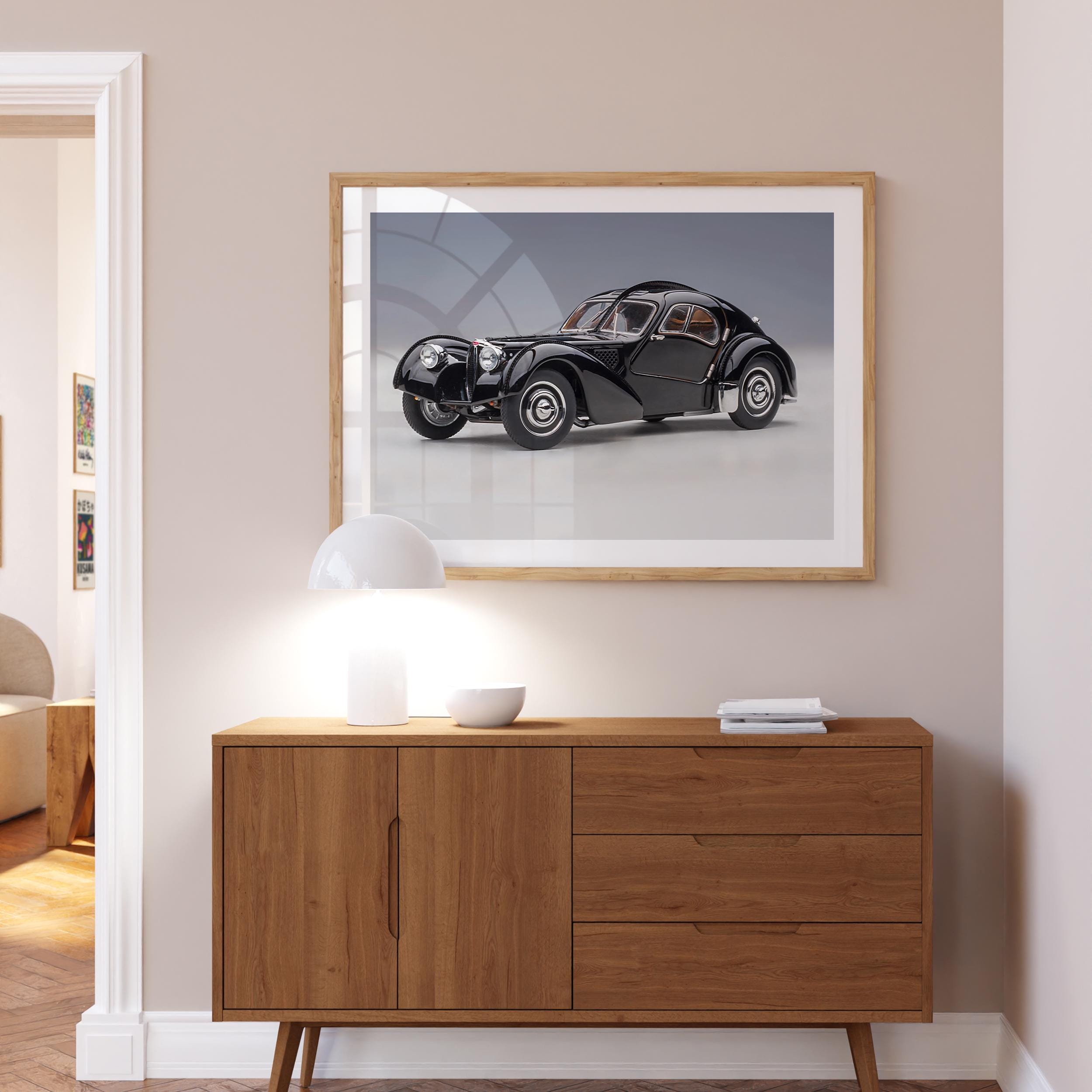 Bugatti Type 57 1938 Poster, Tour Car Print, Wall Art, Wall Decor, Car ...