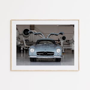 Mercedes-Benz 300 SL Poster, Möwenflügel, Deutsches Auto, Auto Poster, Wandkunst, Wanddekor, Auto Liebhaber Geschenk, Auto Enthusiasten Poster, Auto Geschenk