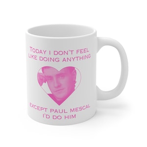 Taza de Paul Mescal para celebridad/esposa famosa/regalo para ella/mejor amiga/personalizada/café/té