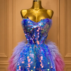 Sequin Two Piece Dress - Etsy Sequin Two Piece Dress - Etsy