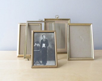 vintage brass picture frames - photo frames instant collection wedding decor