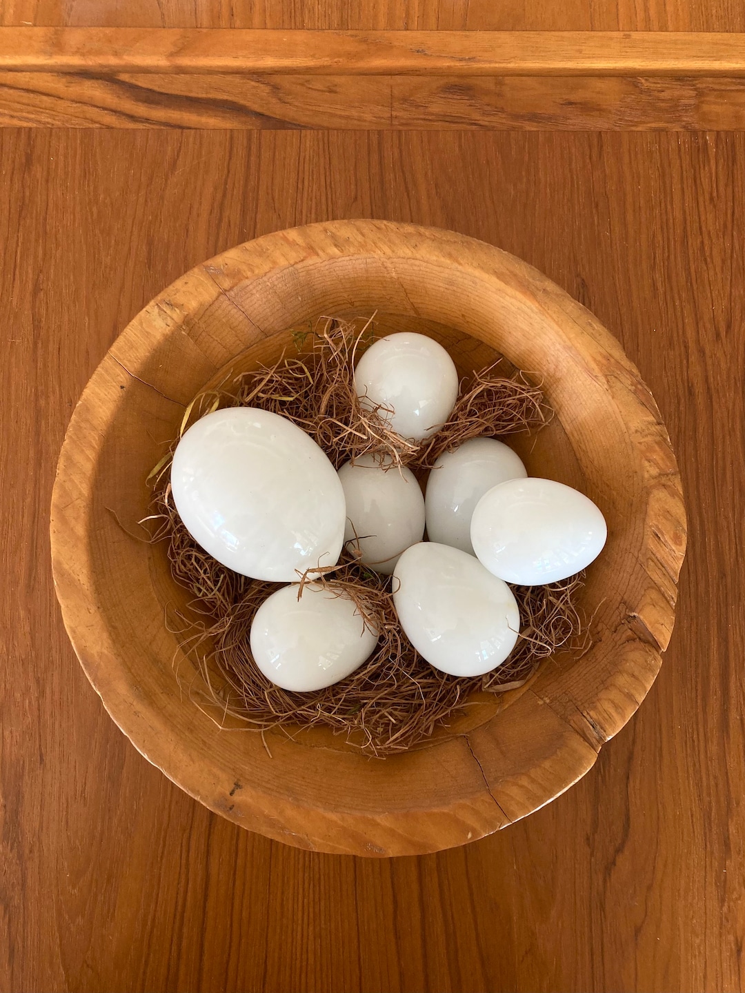 Vintage Milk Glass Eggs Antique Hen Duck Egg Victorian Easter