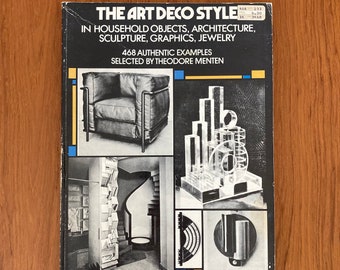 Art Deco Style book - household objects architecture sculpture graphics jewelry