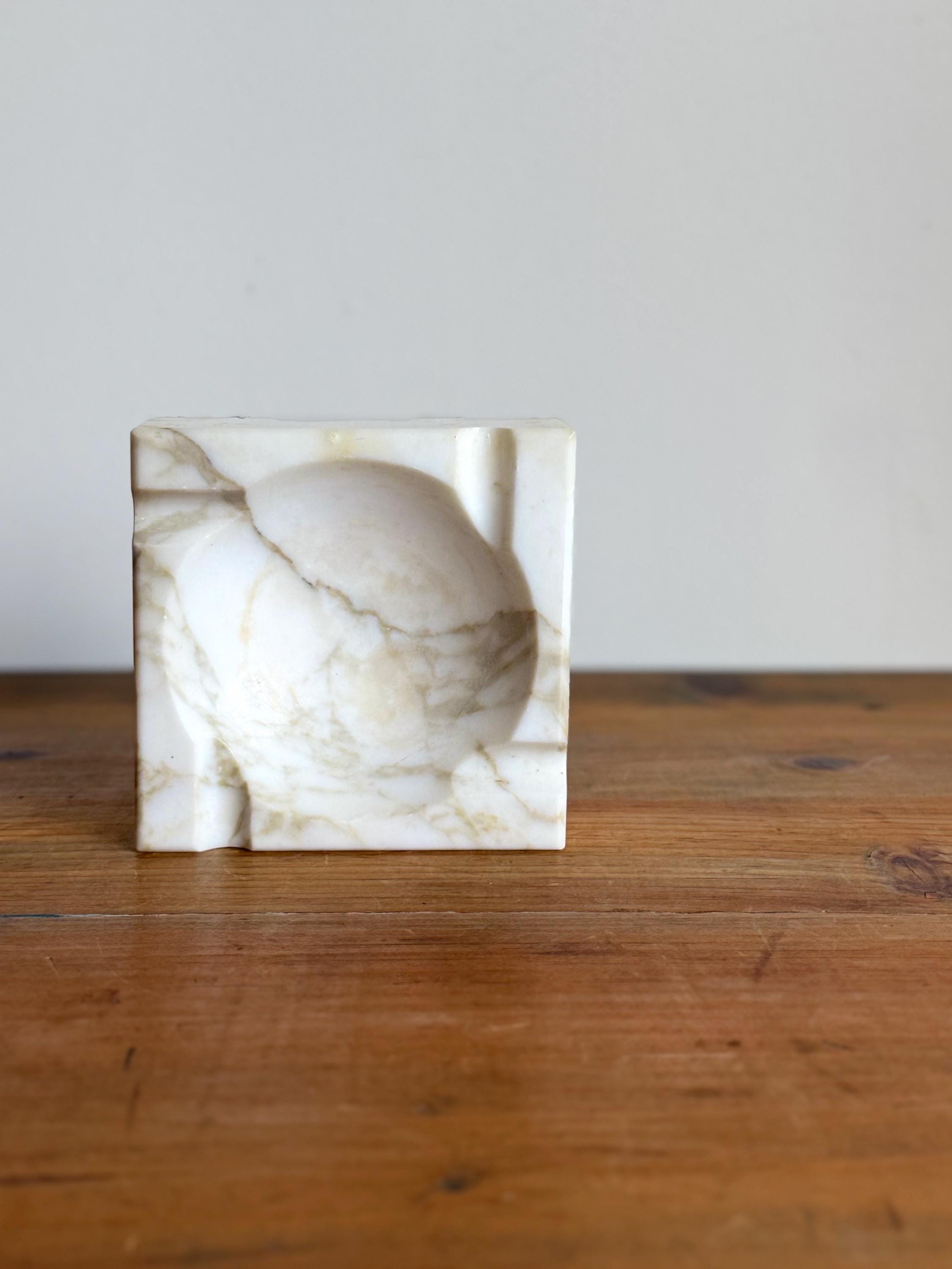 Vintage Marble Ashtray - Etsy
