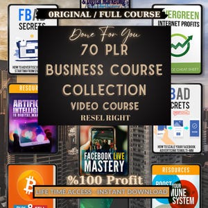 Business Course Collection PLR/MRR: Resell & Customize (Digital Download