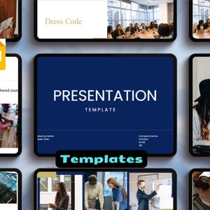 Presentation Template | Google Slides & PowerPoint | Editable Pitch Deck, Webinar, Marketing Slides, Business Presentation Design