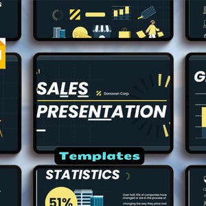 Sales Presentation Google Slides Template, Marketing Slide Deck, Pitch Deck Presentation, , Modern Presentation, Project Plan