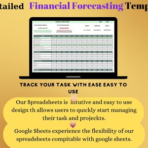 Financial Forecast Example.pdf Detailed Financial Forecasting Template, Editable Google Sheets ...