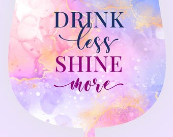 Soberheidsdagboek - 90 dagen - Drink Less Shine More