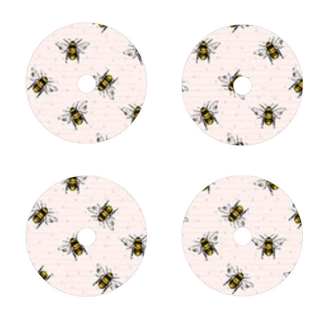 Pattern Vynil Sticker Bee Pattern Vinyl Sticker for Freestyle Libre 1 or 2 Sensor - Set of 4 ...