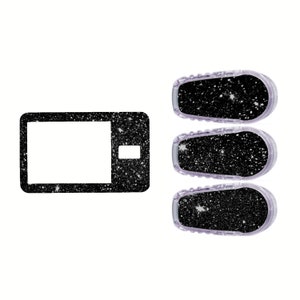 Black Shimmer Tandem T-Slim Insulin pump decal (choose a set)