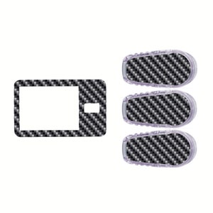 Carbon Fiber Tandem T-Slim Insulin pump decal (choose a set)