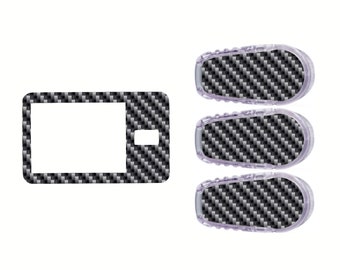 Carbon Fiber Tandem T-Slim Insulin pump decal (choose a set)
