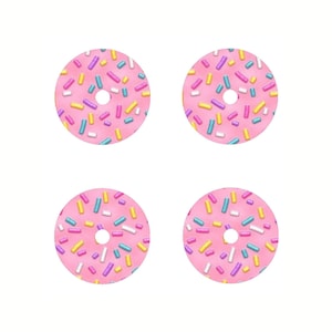 Pink Sprinkle Vinyl Sticker for FreeStyle Libre 1 or 2 Sensor