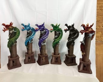 Porta incienso de dragón, incienso, bambú, quemador de incienso, varita de incienso, dragones