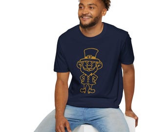 Vtg 80s Champion Notre Dame Fighting Irish Football Jersey T-shirt