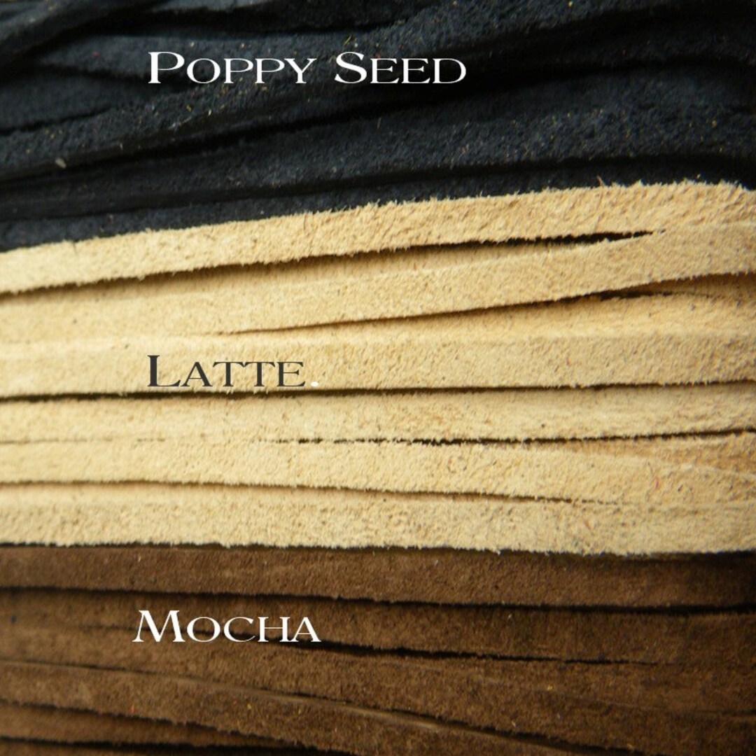 Real Suede Necklace Cord With Sterling Silver Clasp Genuine Suede Cord Your Choice 1530 Inches