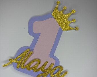 Adorno para tarta de primer cumpleaños