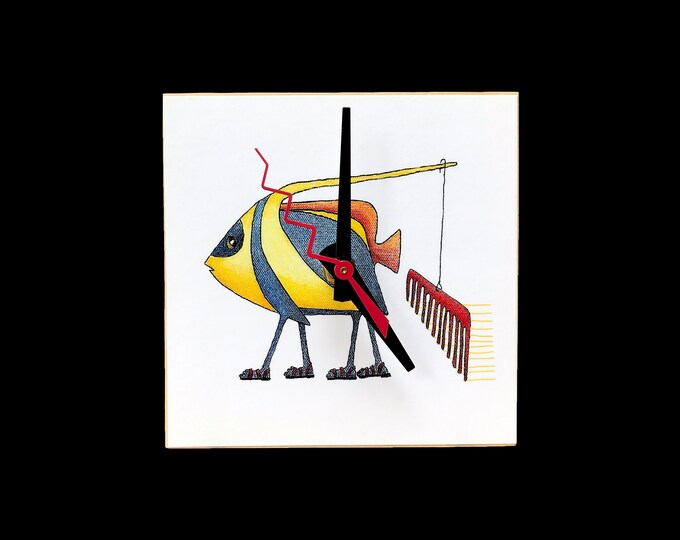 Beach Comber Fish Clock
