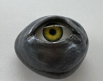 Green Eye Rock Paperweight