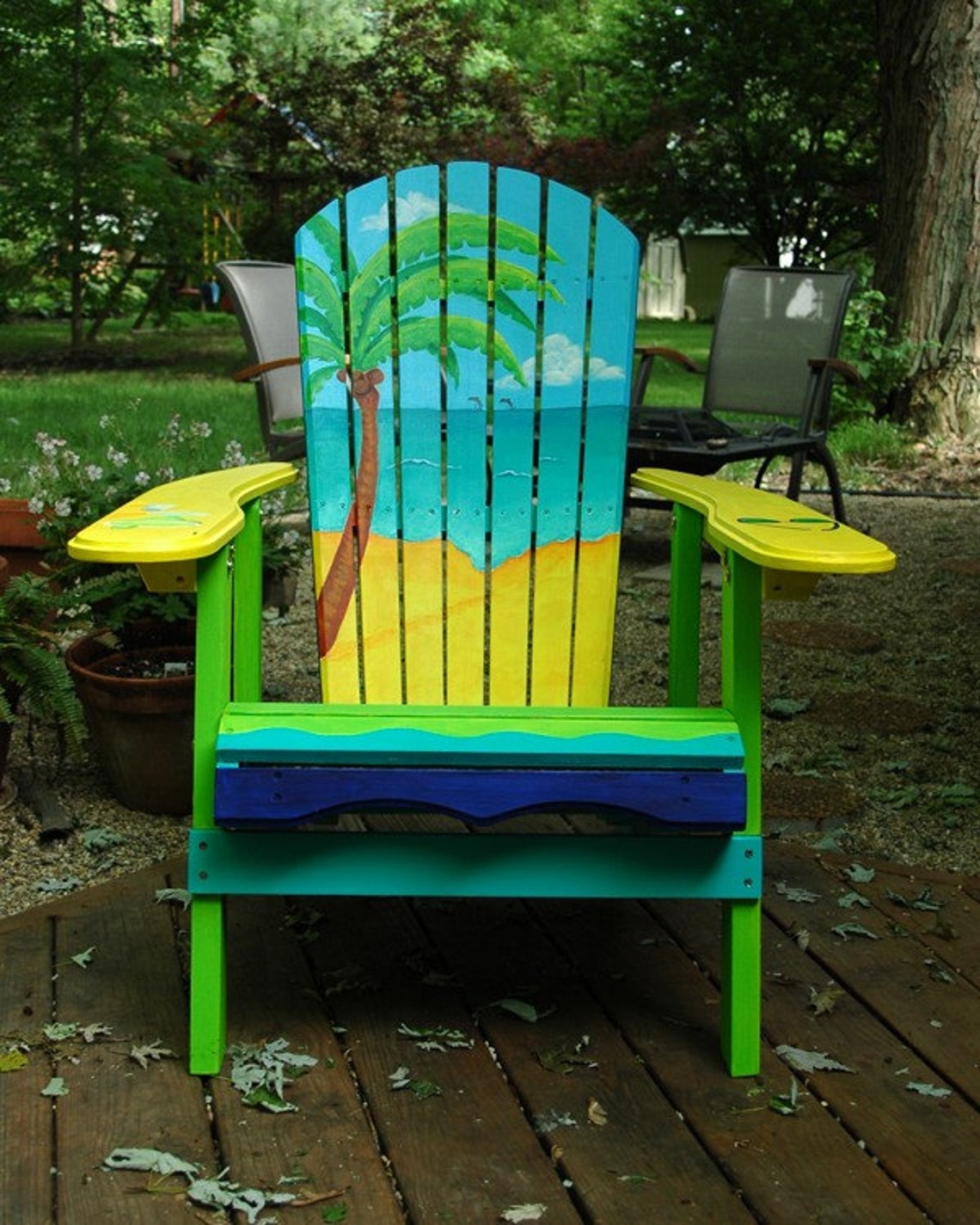 Custom Hand Painted Adirondack Chairs Etsy