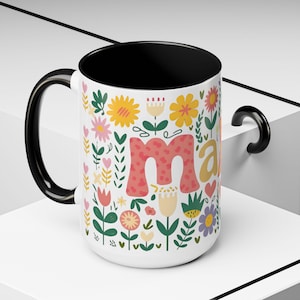 Mama Coffee Mug, Mother&#39;s Day Gift, Gift For Mama, Mama Gift Idea, Gift For Mom - Mug, Perfect Gift for mom, Wildflowers Mama Mug