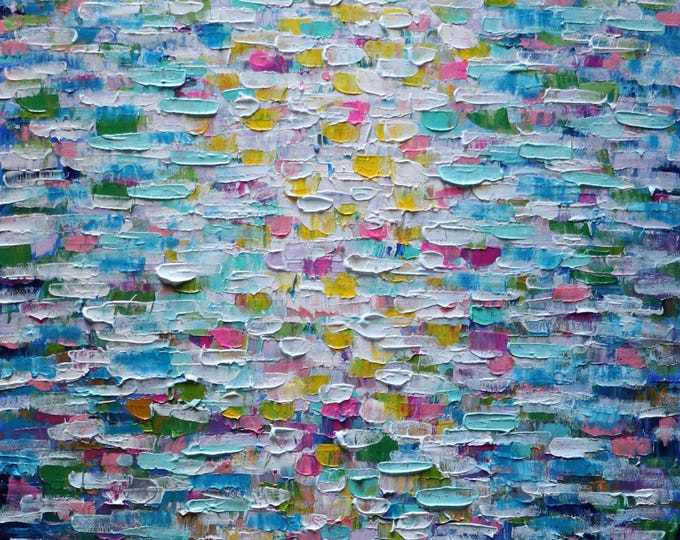 Textured Colorful Art , Abstract Painting