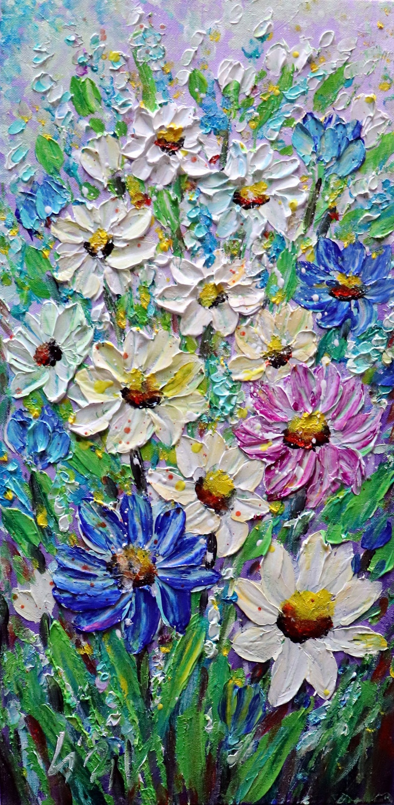 Daisy Lily of the Valley Flowers Wildflowers Etsy