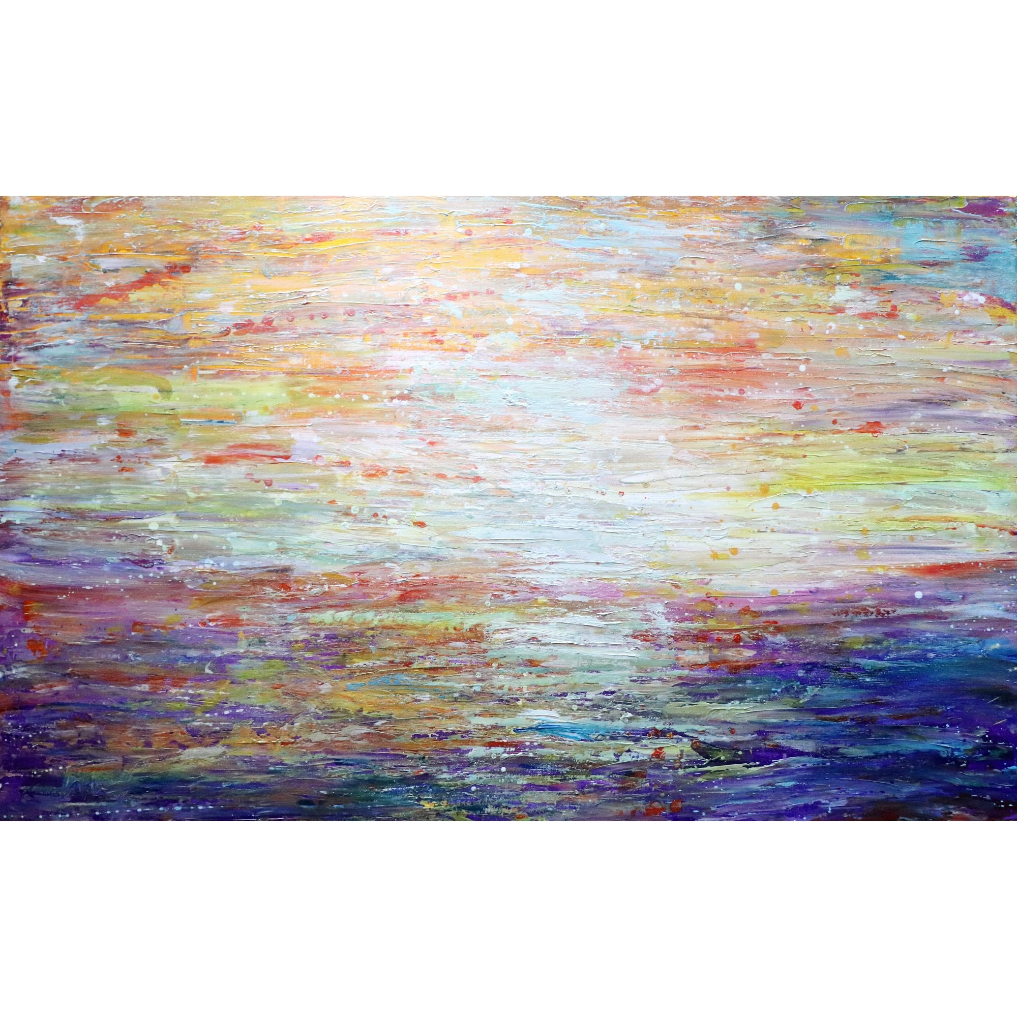 Palette Knife on Canvas Art Ready to Hang Original Abstract 